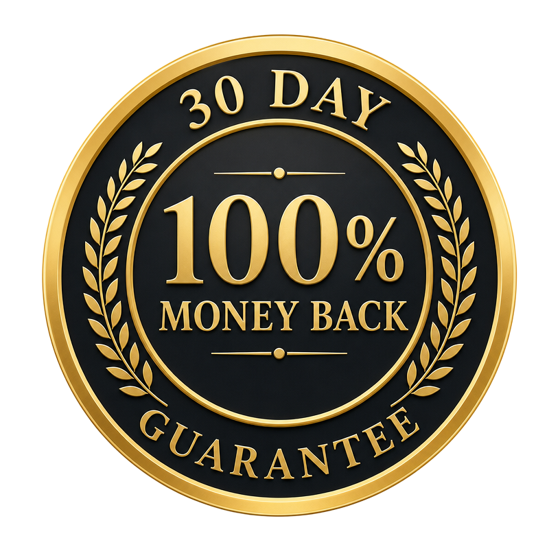 100% money-back guarantee